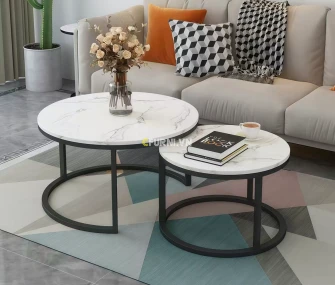 Bàn Sofa BONNY Chân Sắt