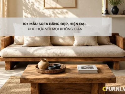 10 Mẫu Sofa Băng Đẹp, Hiện Đại, Phù Hợp Với Mọi Không Gian
