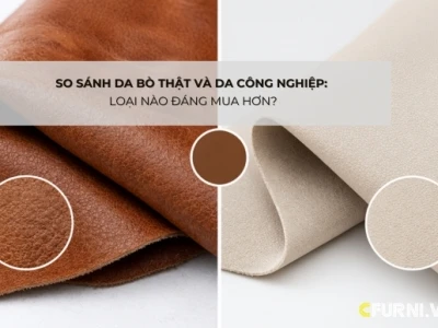 So sánh da bò thật và da công nghiệp: Loại nào đáng mua hơn?