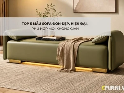 Top 5 Mẫu Sofa Đôn Đẹp, Hiện Đại, Phù Hợp Mọi Không Gian