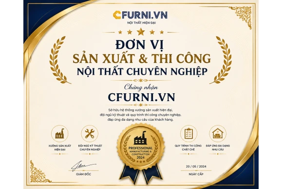ĐƠN VỊ SẢN XUẤT & THI CÔNG NỘI THẤT CHUYÊN NGHIỆP