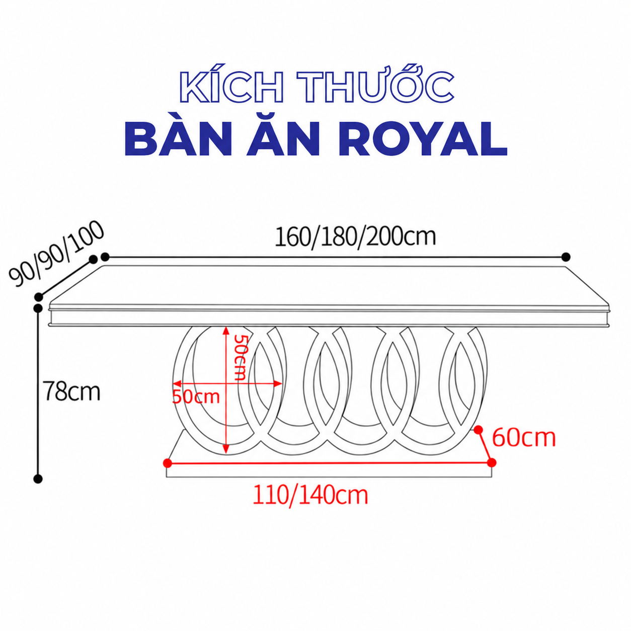 Bàn ăn ROYAL