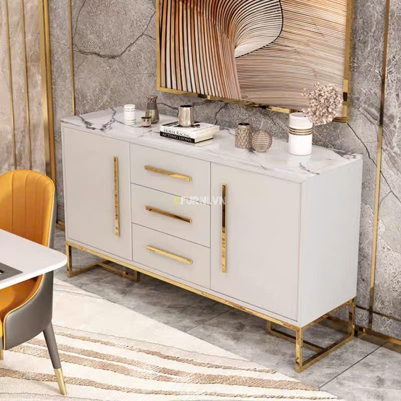 Tủ trang trí phòng khách console 01