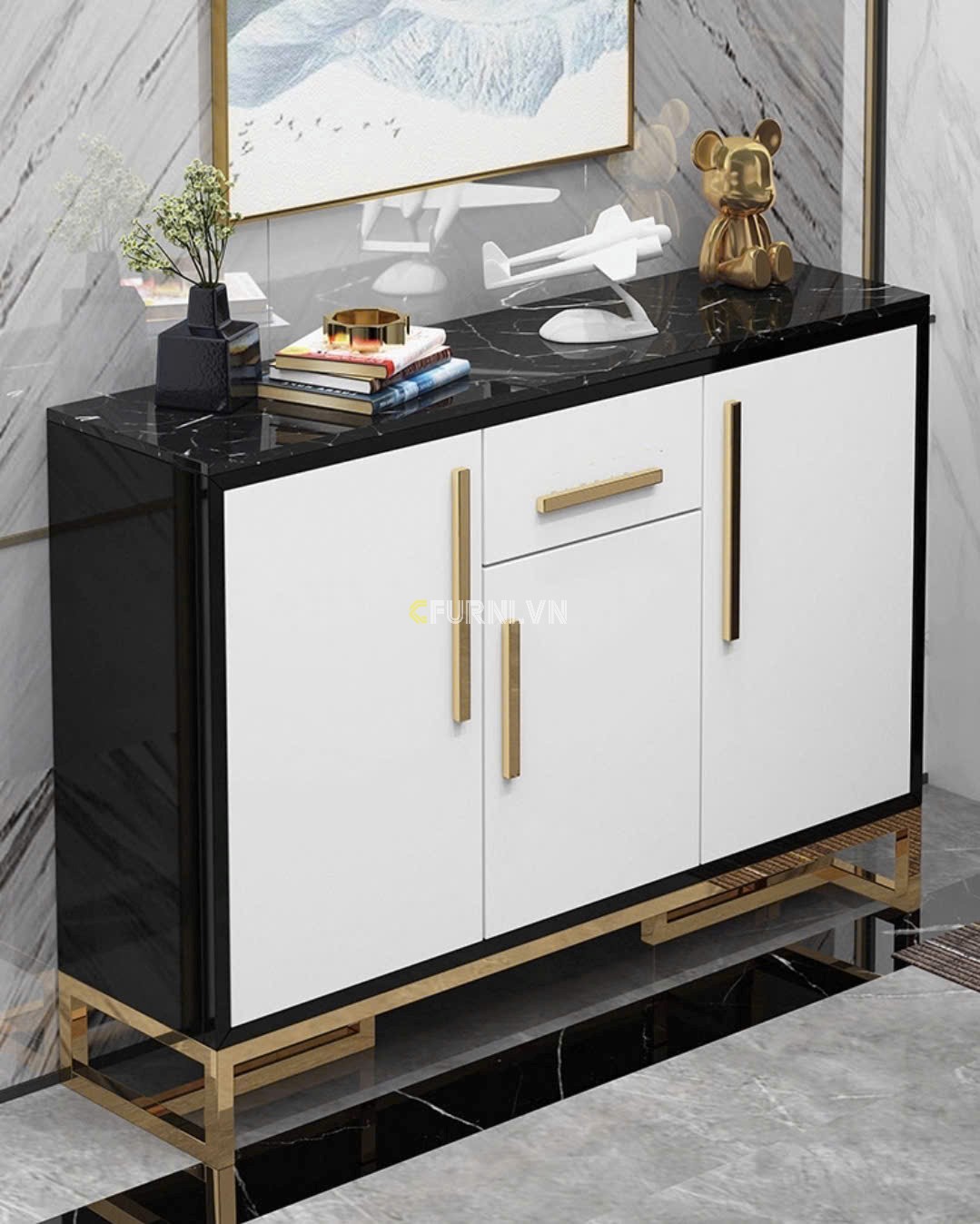 bàn trang trí phòng khách console 02
