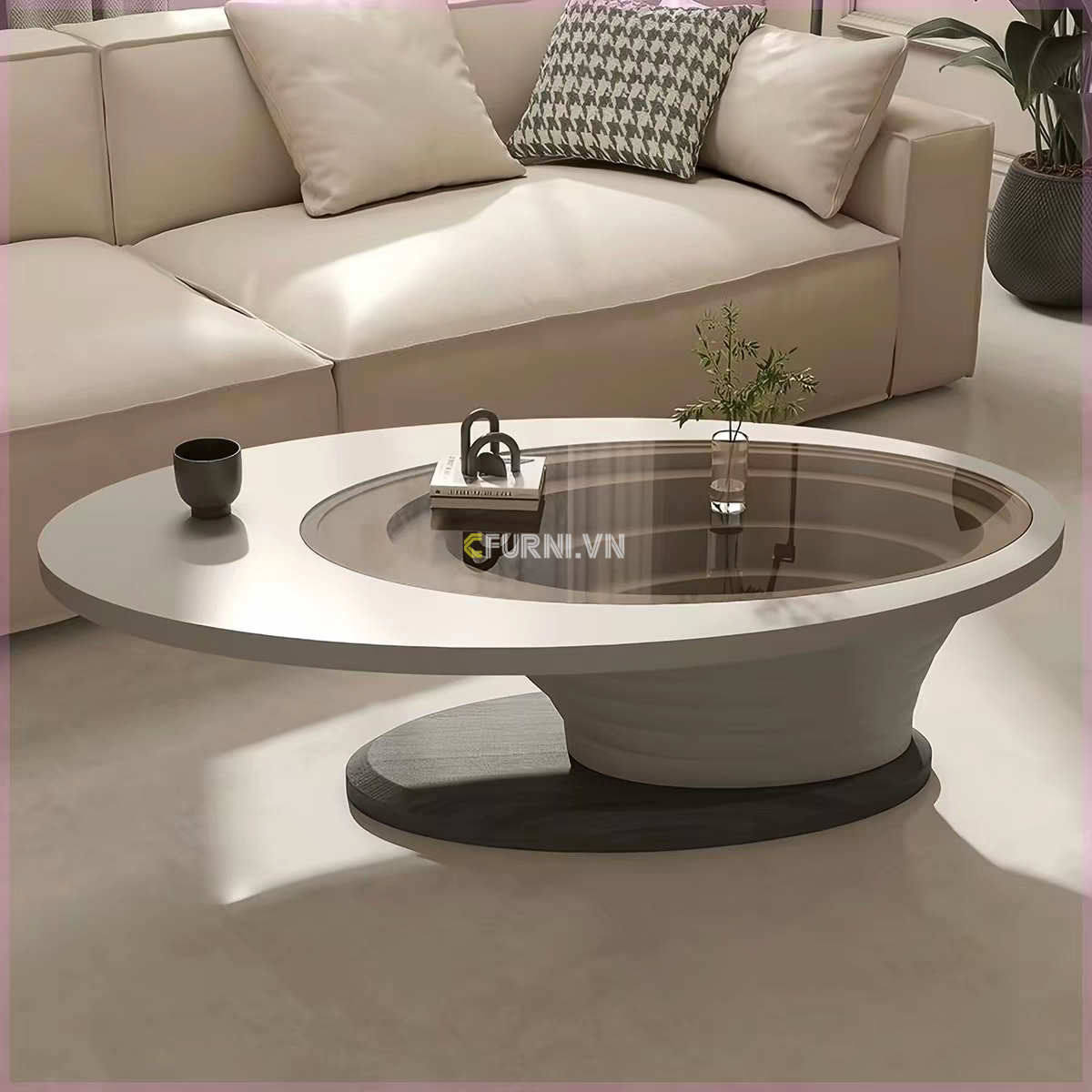 Bàn sofa OVAL