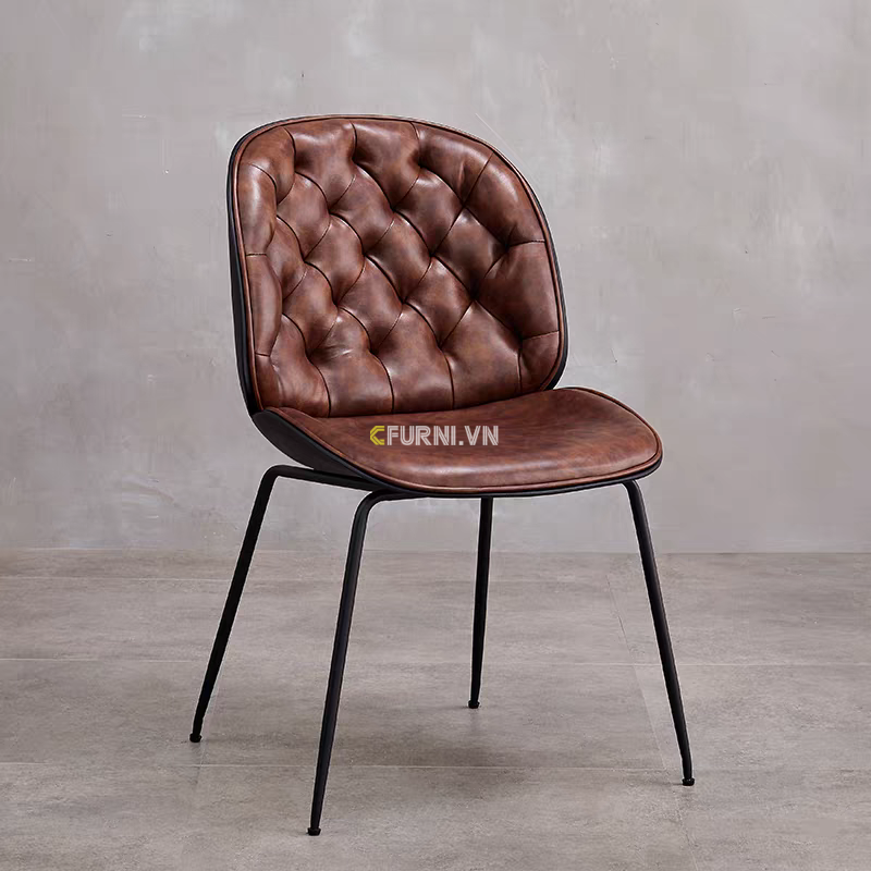 Ghế ăn bọc da BEETLE PP-50S