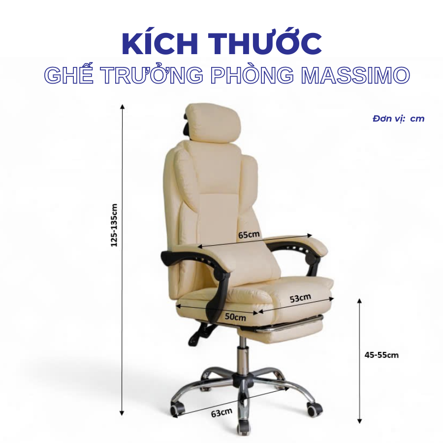 Ghế Trưởng Phòng MASSIMO