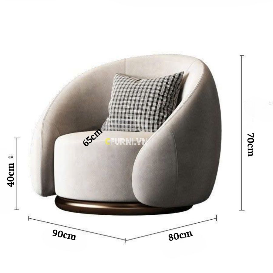 Ghế sofa đơn hates