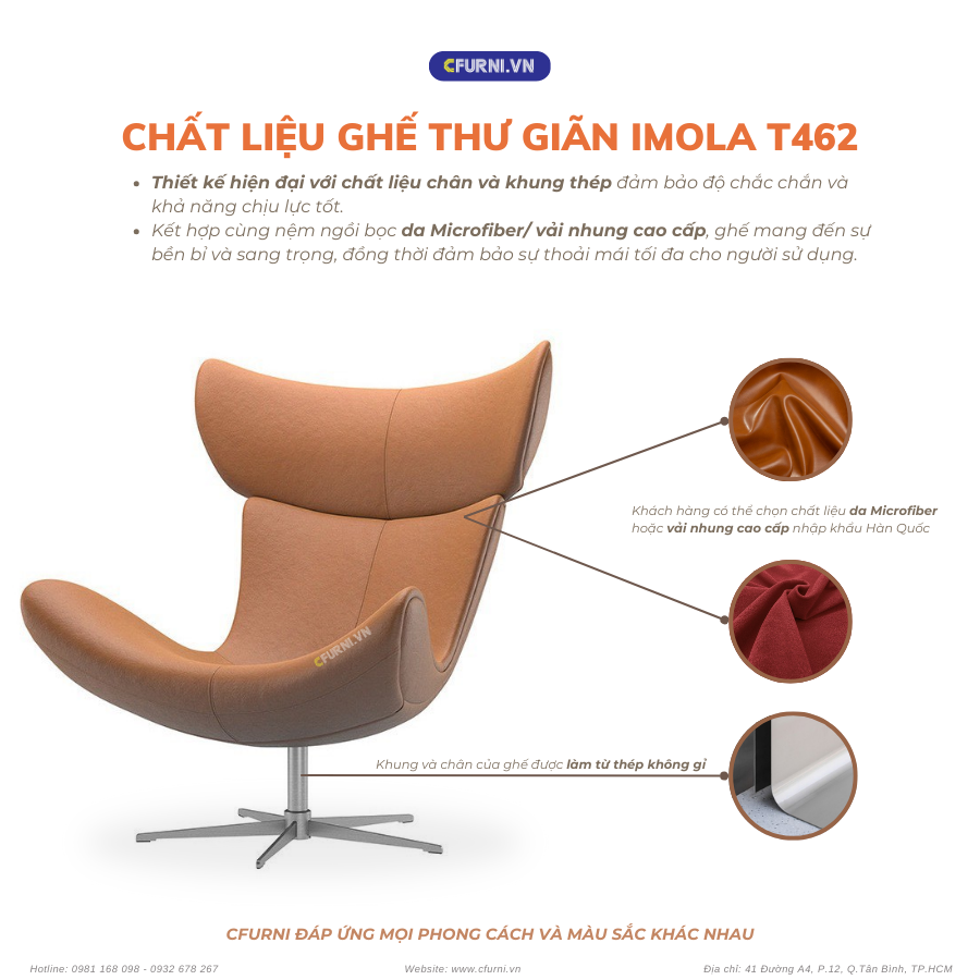 Ghế thư giãn Imola 