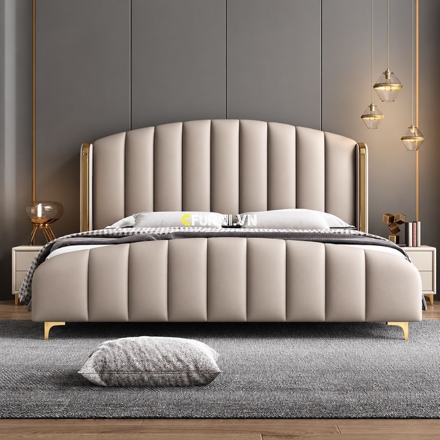 Giường ngủ bọc nệm là gì