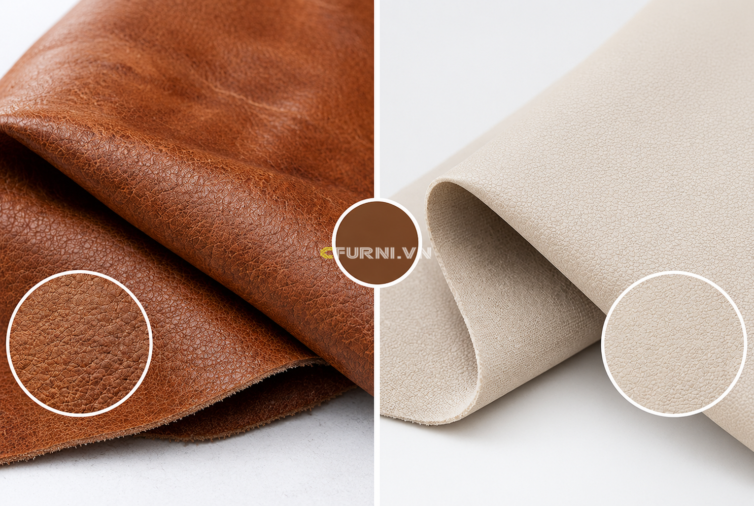 So sánh da bò thật và da công nghiệp: Loại nào đáng mua hơn?